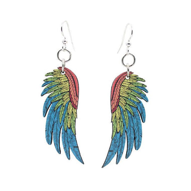 Macaw Wing Earrings