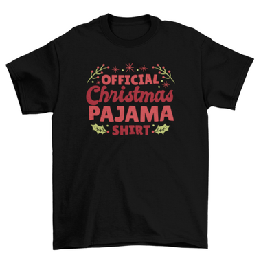 Christmas pajama t-shirt