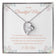 To My Beautiful Mom | I Love You - Forever Love Necklace