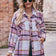 Plaid Long Sleeve Shirt Jacket with Pockets