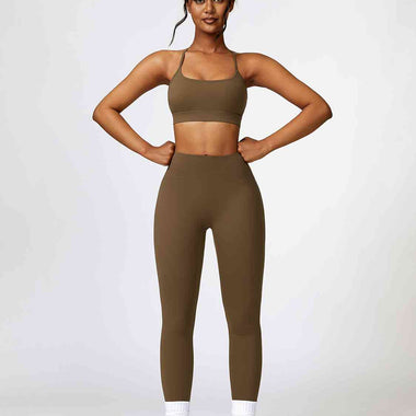 Sport Bra and Leggings Set