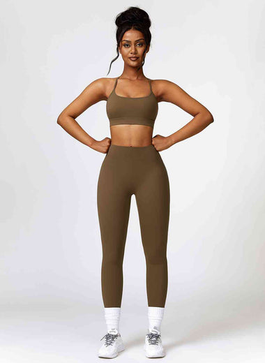 Sport Bra and Leggings Set