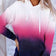 Gradient Drawstring Long Sleeve Hoodie